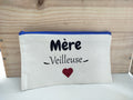 Pochette en Toile "Mère Veilleuse" - Trousse à Maquillage & Accessoires