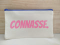 Pochette en Toile "Connasse." - Trousse à Maquillage & Accessoires