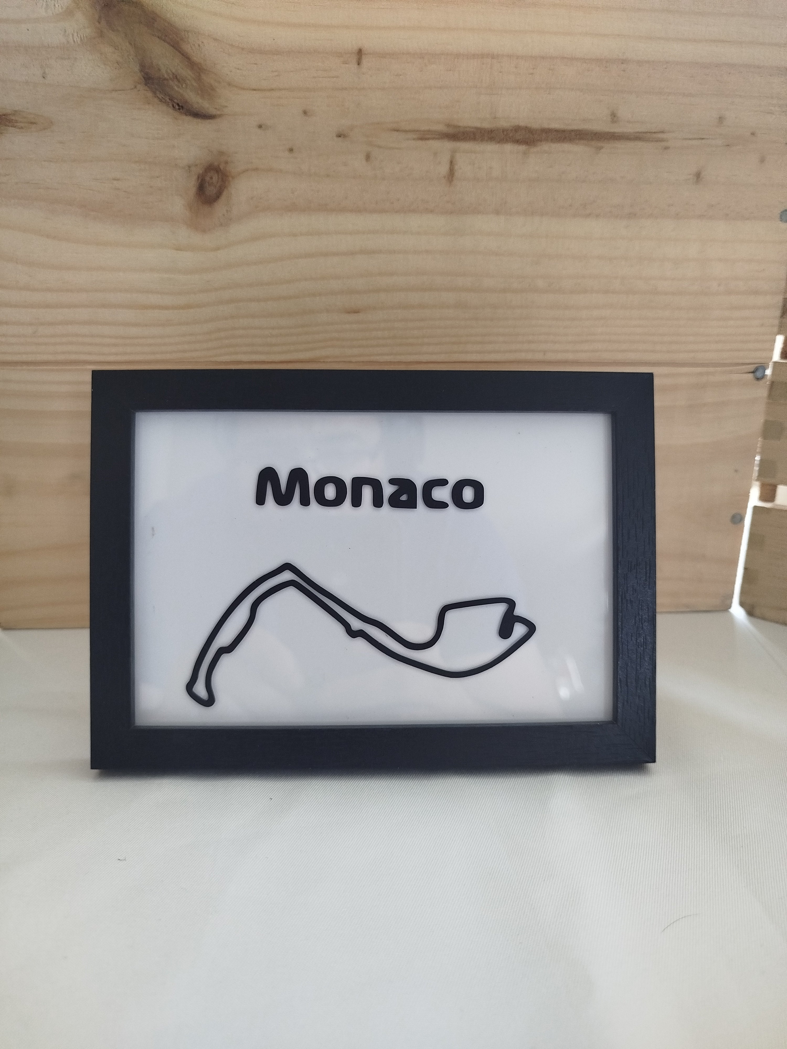 Cadre Déco "Circuit de Monaco" F1 - 10x15 cm