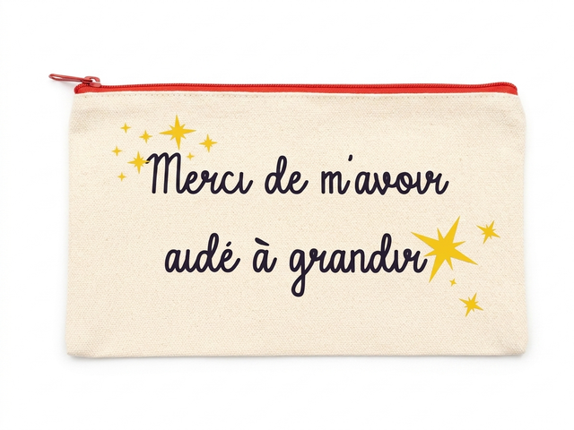 pochette merci de m'avoir aidé à grandir