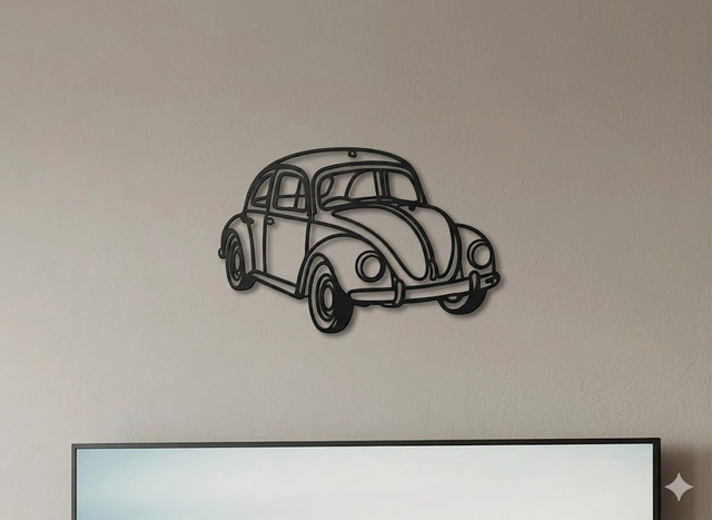 Silhouette Murale Coccinelle
